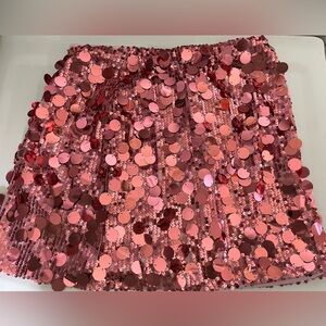 SHEIN sparkle skirt.